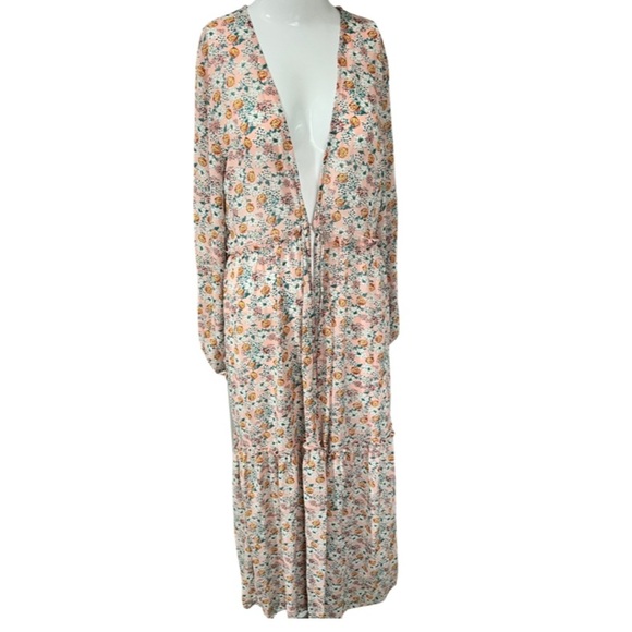 Wild Fable Long Shirt/Jacket floral - Picture 1 of 7